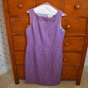 David Meister Purple Dress